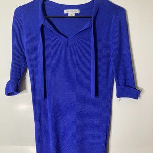 3/$20 Liz Claiborne blue sweater size S
